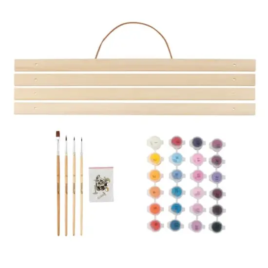 16" x 20" Frenchie Paint-by-Number Kit with Wood Display Hanger by Artist's Loft&reg; {3}