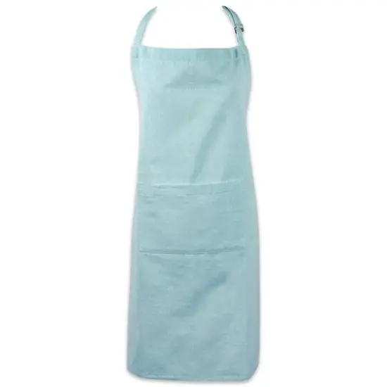 DII&reg; Solid Chambray Chef Apron Gray {2}
