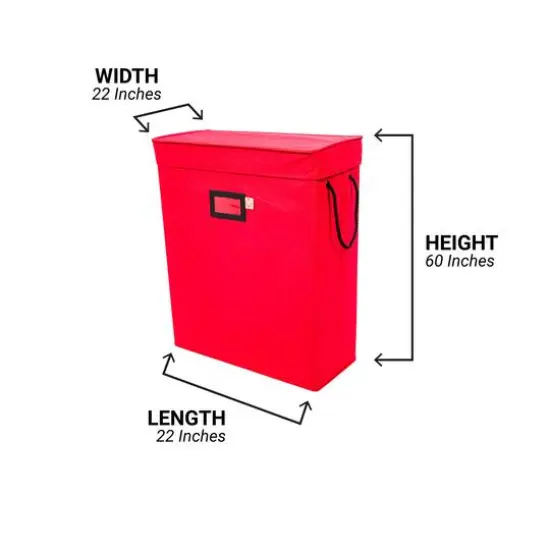 Santa's Bag Gift Bag Organizer & Tissue Paper Storage Box {15}