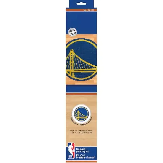 Camelot&reg; Dots Intermediate NBA Golden State Warriors Diamond Painting Kit {4}