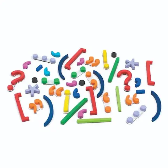 Junior Learning® Rainbow Punctuation Marks Magnetic Activities Set {4}