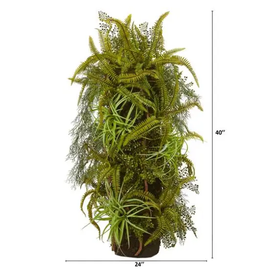 3.5ft. Mixed Forest Foliage Plant On Trunk {3}