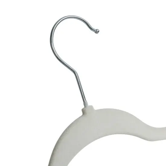 Honey Can Do White Slim-Profile Non-Slip Velvet Hangers, 35ct. {6}