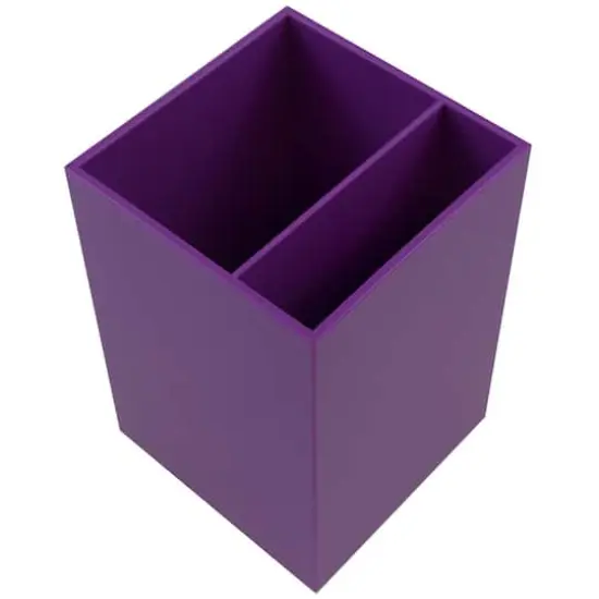 JAM Paper Plastic Pen Holder Purple {4}