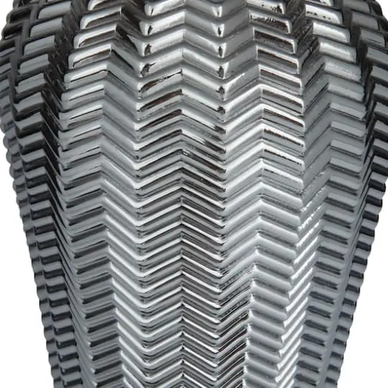 Black Linen Contemporary Table Lamp, 25" x 17" x 15" {6}