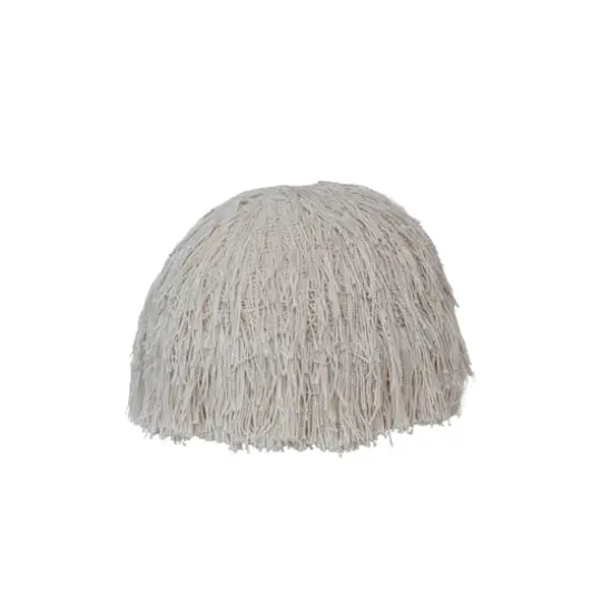 Hello Honey&reg; 12" Cream Cirrus Cotton String Orb Pillow {1}