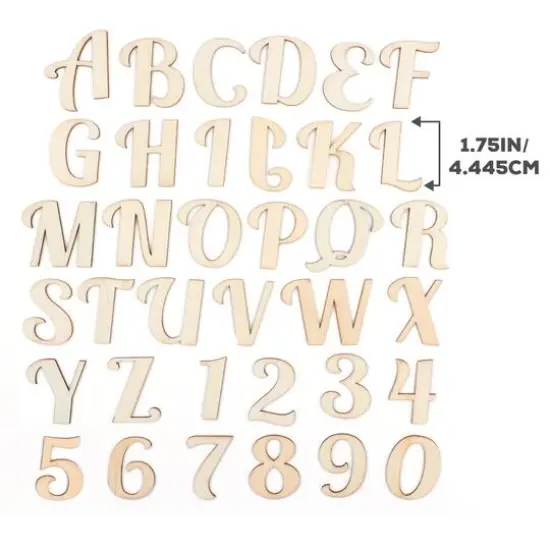 ArtSkills&reg; Wooden Letters and Numbers, 216ct. {3}