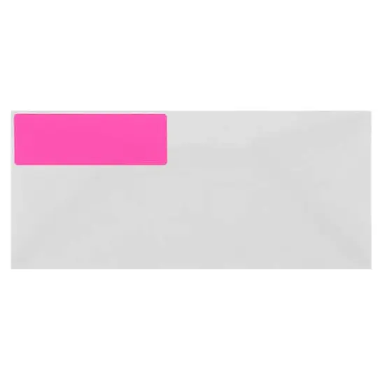 JAM Paper 1.3" x 4" Address Labels, 126ct. Neon Pink {5}