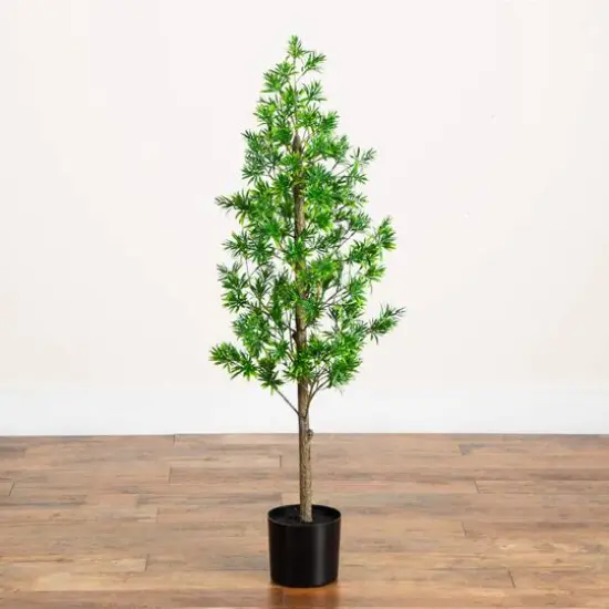 4ft. UV Artificial Podocarpus Artificial Tree (Indoor/Outdoor) {7}