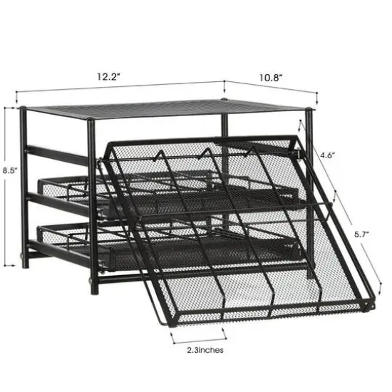 NEX&trade; 3-Tier 24-Bottle Spice Rack Organizer {3}