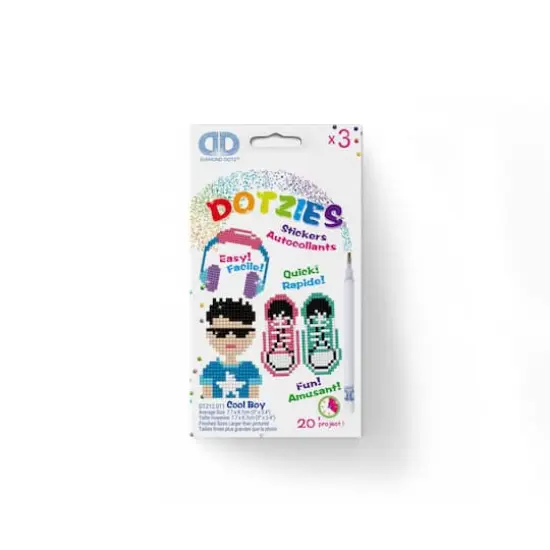 Diamond Dotz&reg; Dotzies&reg; Cool Boy Stickers Kit {3}