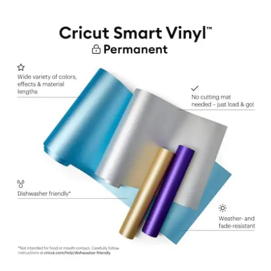Cricut&reg; Permanent Smart Vinyl&trade; Shimmer Gold {5}