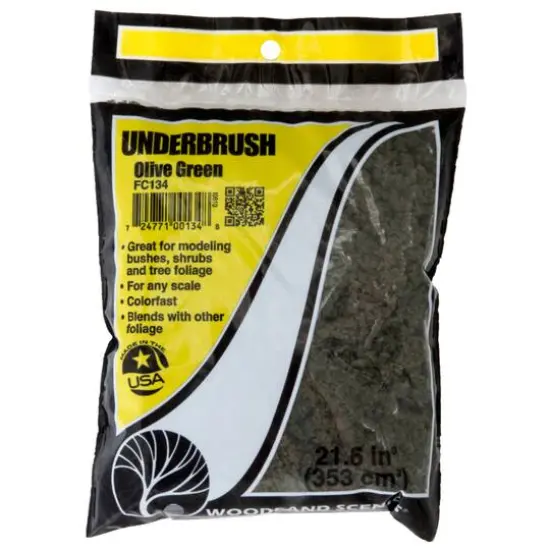 Woodland Scenics&reg; Olive Green Underbrush Groundcover {1}