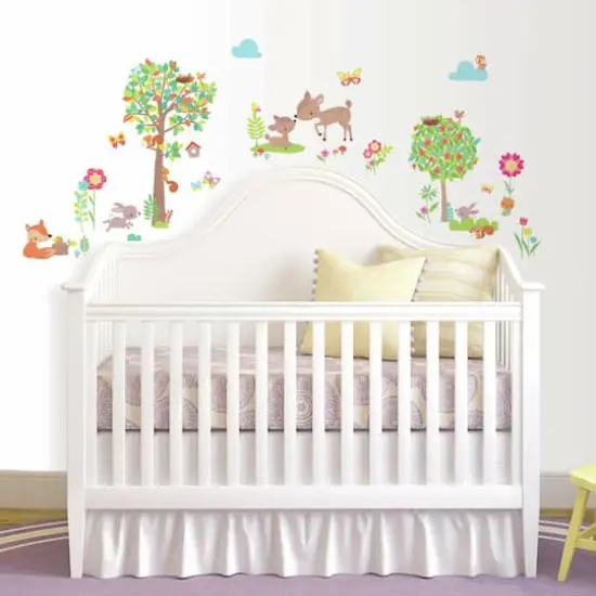 RoomMates Woodland Creatures Peel And Stick Wall Decals {1}