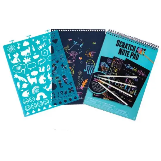 The Bubble Factory Spiral Bound Scratchpad Set {6}