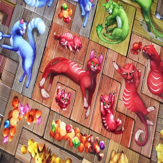 The Isle of Cats: Kittens + Beasts Expansion Board Game {4}