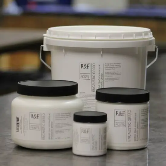 R&F&reg; Handmade Paints Encaustic Gesso, Gallon {4}