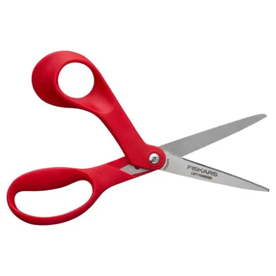 Fiskars&reg; Petit 7" Red Left-Handed Scissors {9}
