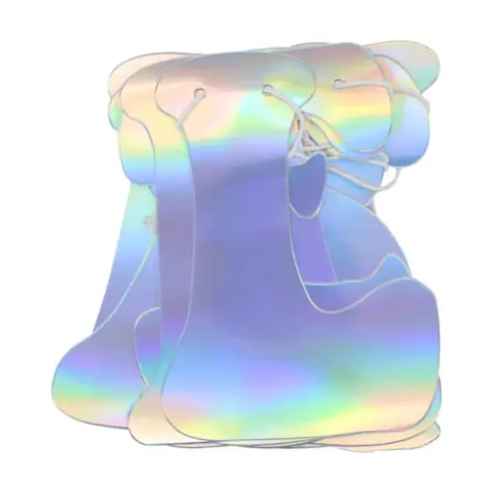 6ft. Iridescent Let's Party Banner by Celebrate It&trade; {3}