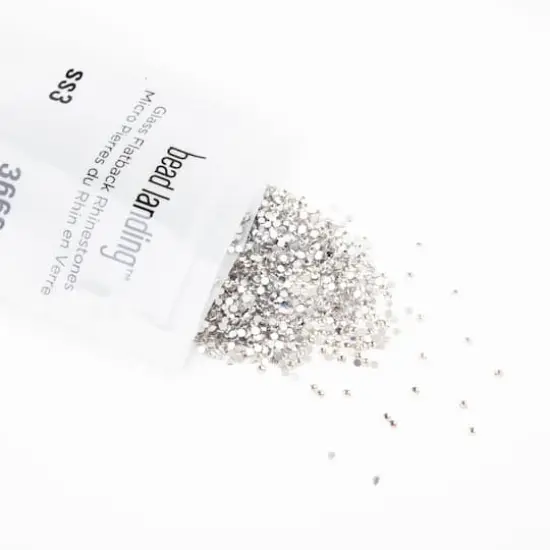 SS3 Glass Flatback Rhinestones by Bead Landing&trade; Clear {4}