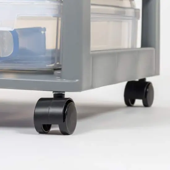 IRIS Gray 5-Case Scrapbook Cart {8}