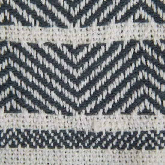 DII&reg; Black & Mineral 2-Tone Chevron Stripe Throw {3}