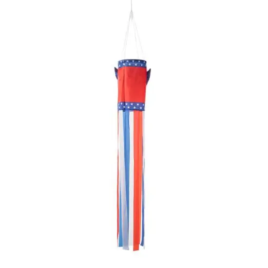Glitzhome&reg; 60" Patriotic Eagle Windsock {7}