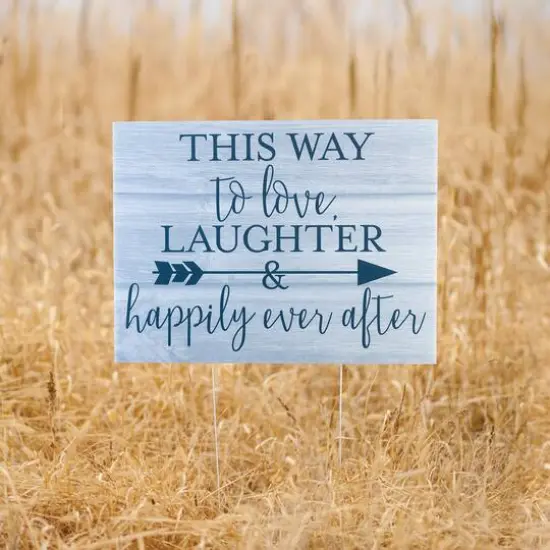 Hortense B. Hewitt Co.&trade; This Way to Love Yard Sign {3}