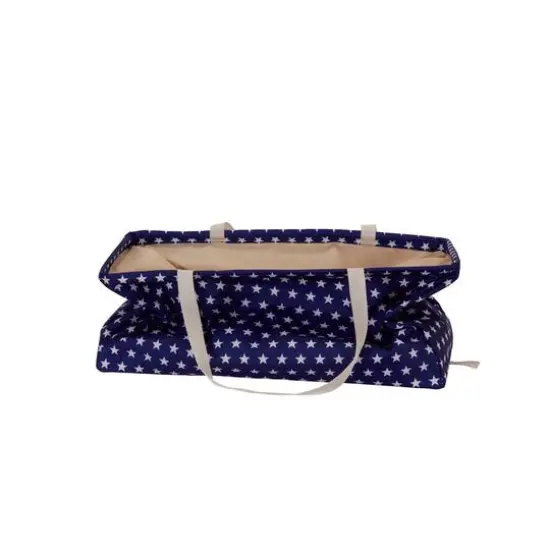 Household Essentials Krush&reg; Blue Stars Canvas Tote {6}