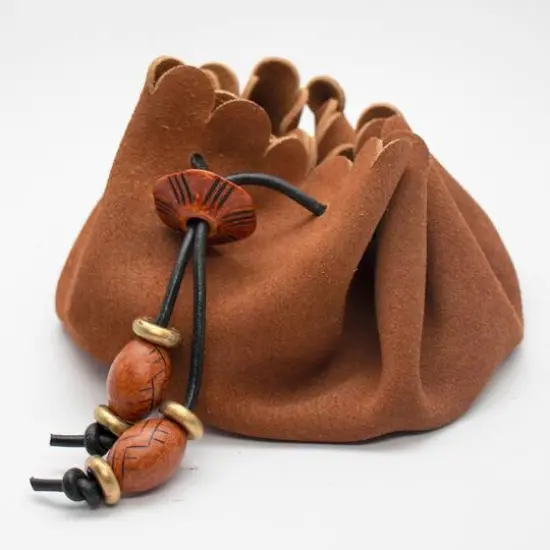 Realeather&reg; 8.5" x 11" Suede Trim Piece Suede Brown {7}