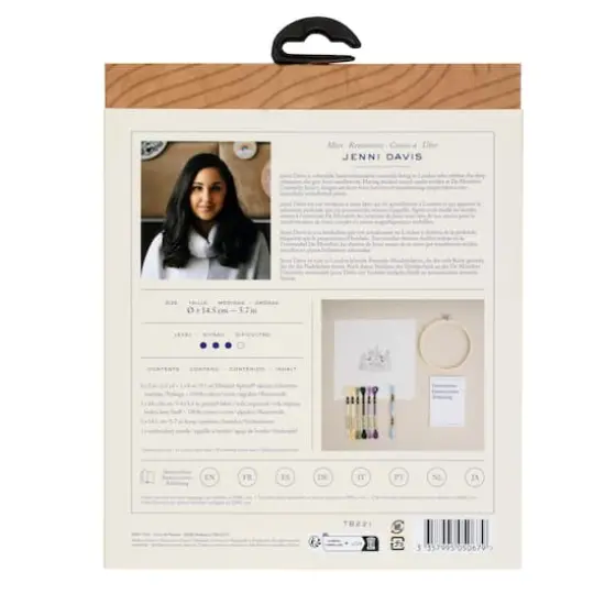 DMC&reg; Wild Blooms Intermediate Embroidery Kit with Hoop {5}