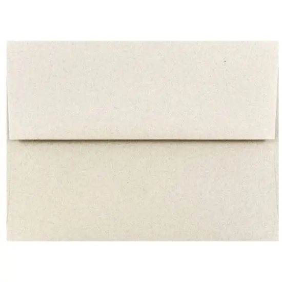 JAM Paper 4.375" x 5.75" Passport Invitation Envelopes, 50ct. Granite {2}