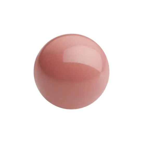 Preciosa Maxima Gemcolor 6mm Glass Pearls, 40ct. Salmon Rose {1}