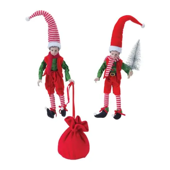 Vintage Elf Shelf Sitter Set {1}