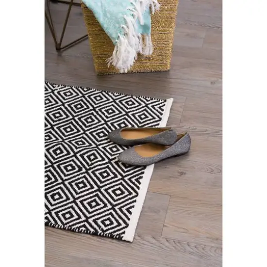 DII&reg; Black Diamond Rug, 2ft. x 3ft. {6}