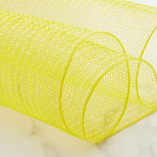 21" x 30ft. Mesh Ribbon by Celebrate It&reg; Occasions&trade; Yellow {3}