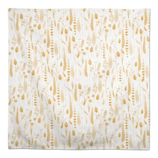 58" Watercolor Fall Foliage Tablecloth {1}