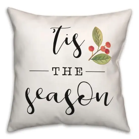 Tis the Season Throw Pillow {1}