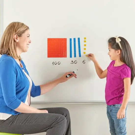 Hand2mind® Differentiated Base Ten Blocks Demonstration Clings {4}