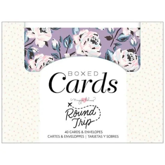 American Crafts™ 4.375" x 5.75" Maggie Holmes Round Trip A2 Cards With Envelopes, 40ct. {1}