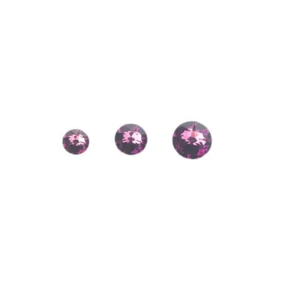 Round Flatback Austrian Crystals Mix by Bead Landing&trade;, 60ct. Amethyst {3}