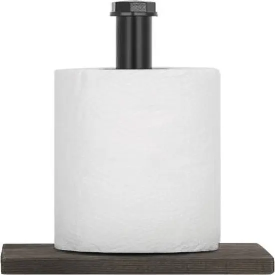 12" Industrial Free Standing Countertop Paper Towel Holder {1}