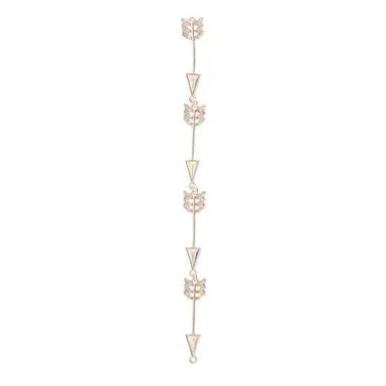 Light Rose Gold Metal Arrow Beads by Bead Landing&trade; {4}
