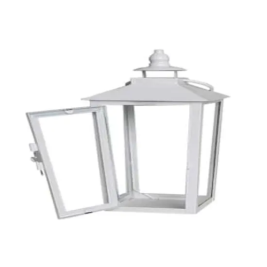 12.2" White Metal Lantern by Ashland&reg; {5}