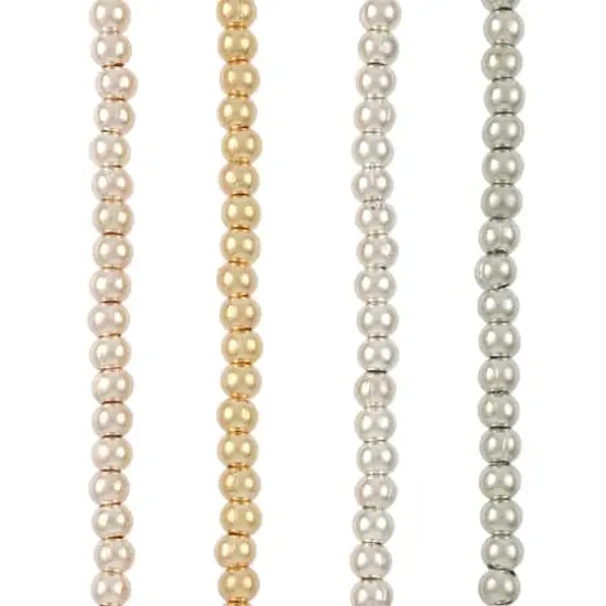 Multicolor Metal Round Beads, 4mm by Bead Landing&trade; {1}