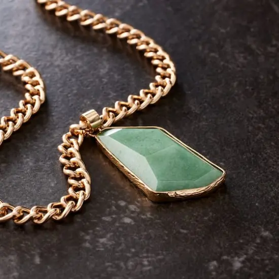 Green Aventurine Irregular Pendant by Bead Landing&trade; {3}