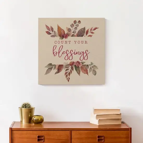 Count Your Blessings Canvas Wall Art {5}