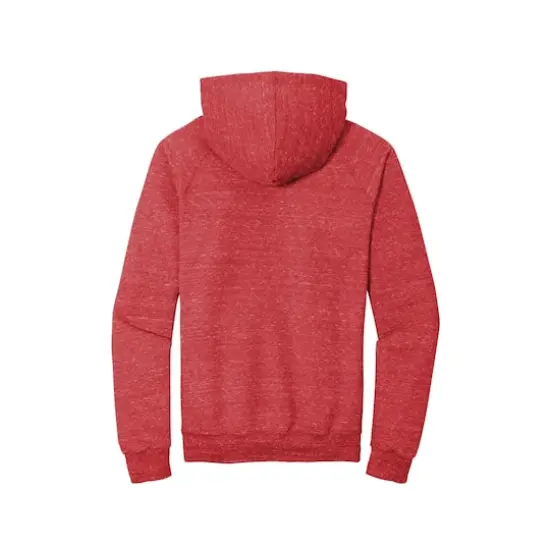 JERZEES&reg; Snow Heather French Terry Raglan Hoodie Red {5}
