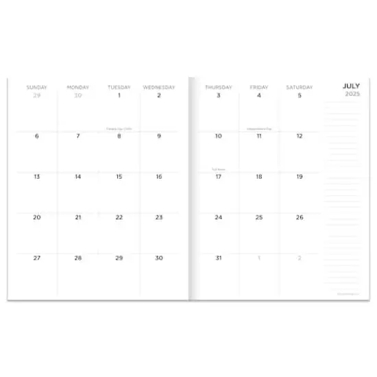 TF Publishing 2025-2026 Peaks & Valleys Medium Monthly Planner {3}