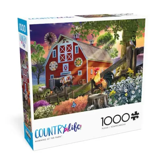 Assorted Country Life 1,000 Piece Puzzle {15}
